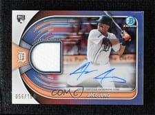 2025 Bowman Chrome Auto Relics Jace Jung #BCAR-JJU card