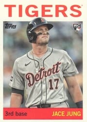 2025 Topps Archives Base Set Jace Jung #5b card