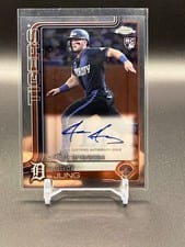 2025 Topps Chrome Update Rookie Debut Autographs Jace Jung #CRDA-JJ card