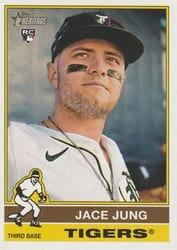 2025 Topps Heritage Base Set Jace Jung #71 card