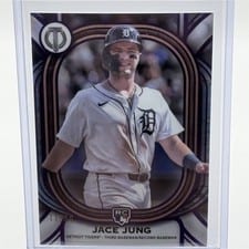 2025 Topps Tribute Base Set Jace Jung #93 card