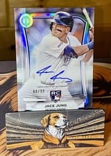 2025 Topps Tribute League Inauguration Autographs Jace Jung #LIA-JJ card