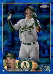 2023 Topps Chrome Sapphire Edition Base Set Jace Peterson #619 card