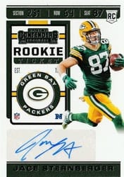 2019 Panini Contenders Base Set Jace Sternberger #213 card