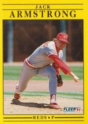 1991 Fleer Base Set Jack Armstrong #55 card