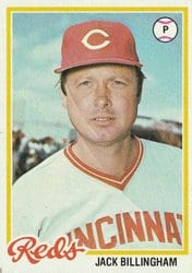 1978 Topps Base Set Jack Billingham #47 card