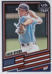 2026 Panini Stars & Stripes Prizm Base Set Jack Byers #52 card