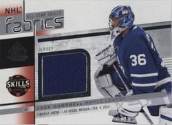 2022-23 SP Game Used 2022 NHL All-Star Game Jersey Jack Campbell #AS-10 card