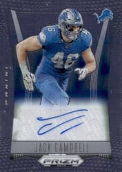2024 Panini Prizm Deca Signatures Jack Campbell #S-JCL card