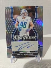 2024 Panini Prizm Significant Signatures Jack Campbell #SS-JCL card