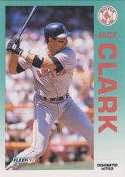 1992 Fleer Base Set Jack Clark #36 card