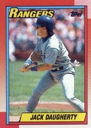 1990 Topps Base Set Jack Daugherty #52 card