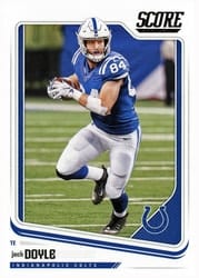 2018 Score Base Set Jack Doyle #142 card
