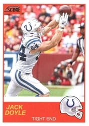 2019 Score Base Set Jack Doyle #326 card