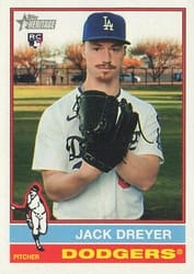 2025 Topps Heritage Base Set Jack Dreyer #656 card