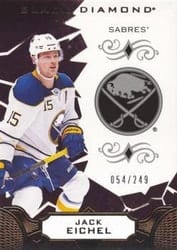 2018-19 Upper Deck Black Diamond Base Set Jack Eichel #BDB-JE card