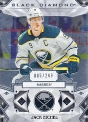 2019-20 Upper Deck Black Diamond Base Set Jack Eichel #BDB-JE card