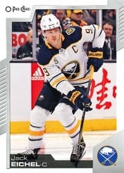 2020-21 O-Pee-Chee Base Set Jack Eichel #436 card