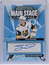 2023-24 Upper Deck Credentials Main Stage Signatures Jack Eichel #MS-JE card