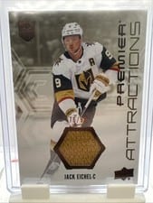 2024-25 Upper Deck Premier Premier Attractions Jersey Jack Eichel #PA-JE card