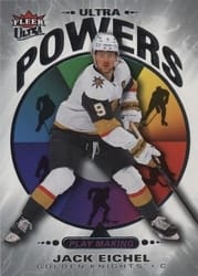 2025-26 Fleer Ultra Ultra Powers Jack Eichel #UP 19 of 25 card
