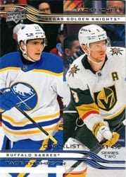 2025-26 Upper Deck Base Set Jack Eichel/Tage Thompson #450 card