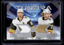 2025-26 Upper Deck Artifacts Tundra Teammates Duos Jack Eichel/William Karlsson #T2-KE card