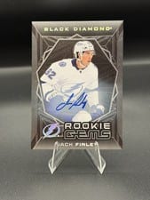 2025-26 Upper Deck Black Diamond Rookie Gems Signatures Jack Finley #RGS-JF card