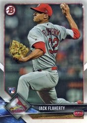 2018 Bowman Base Set Jack Flaherty #78 card