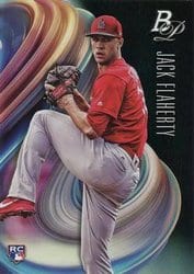 2018 Bowman Platinum Base Set Jack Flaherty #94 card