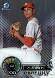 2018 Bowman Scouts Top 100 Jack Flaherty #BTP-42 card
