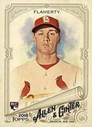 2018 Topps Allen & Ginter Base Set Jack Flaherty #28 card