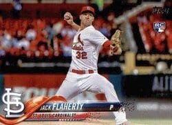 2018 Topps Base Set Jack Flaherty #93 card