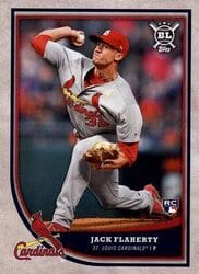 2018 Topps Big League Base Set Jack Flaherty #167 card