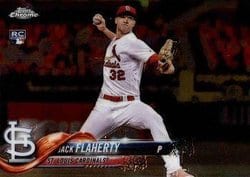 2018 Topps Chrome Base Set Jack Flaherty #4 card