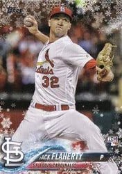 2018 Topps Holiday Base Set Jack Flaherty #HMW145 card