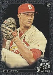 2019 Topps Allen & Ginter X Base Set Jack Flaherty #193 card