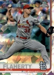 2019 Topps Chrome Sapphire Edition Base Set Jack Flaherty #321 card