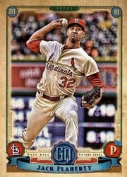 2019 Topps Gypsy Queen Base Set Jack Flaherty #175 card