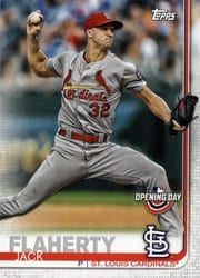 2019 Topps Opening Day Base Set Jack Flaherty #139 card