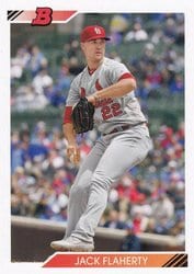 2020 Bowman Heritage Base Set Jack Flaherty #94 card