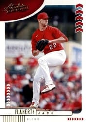 2020 Panini Absolute Base Set Jack Flaherty #40 card
