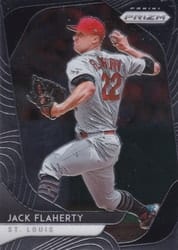 2020 Panini Prizm Base Set Jack Flaherty #58 card