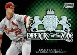 2020 Stadium Club Chrome Emperors of the Zone Jack Flaherty #EOZ-14 card