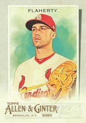 2020 Topps Allen & Ginter Base Set Jack Flaherty #90 card