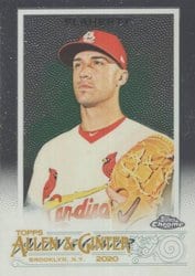 2020 Topps Allen & Ginter Chrome Base Set Jack Flaherty #90 card