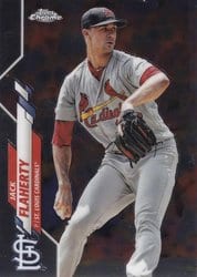 2020 Topps Chrome Base Set Jack Flaherty #135 card