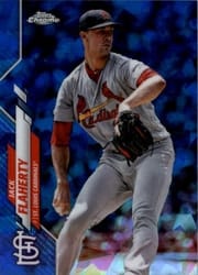 2020 Topps Chrome Sapphire Edition Base Set Jack Flaherty #155 card