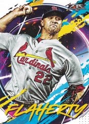 2020 Topps Fire Base Set Jack Flaherty #175 card