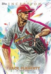 2020 Topps Inception Base Set Jack Flaherty #59 card
